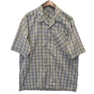 Blackhawk Warriorwear 1700 Mens Shirt Sz L Plaid Button Up Outdoor Lightweight
